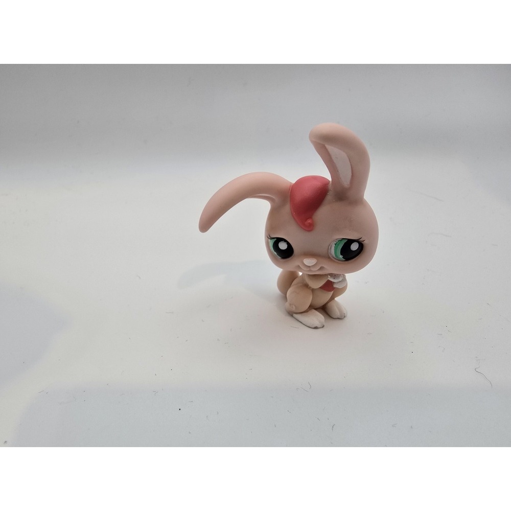 Littlest Pet Shop Animal - 1714 Pink Bunny Rabbit